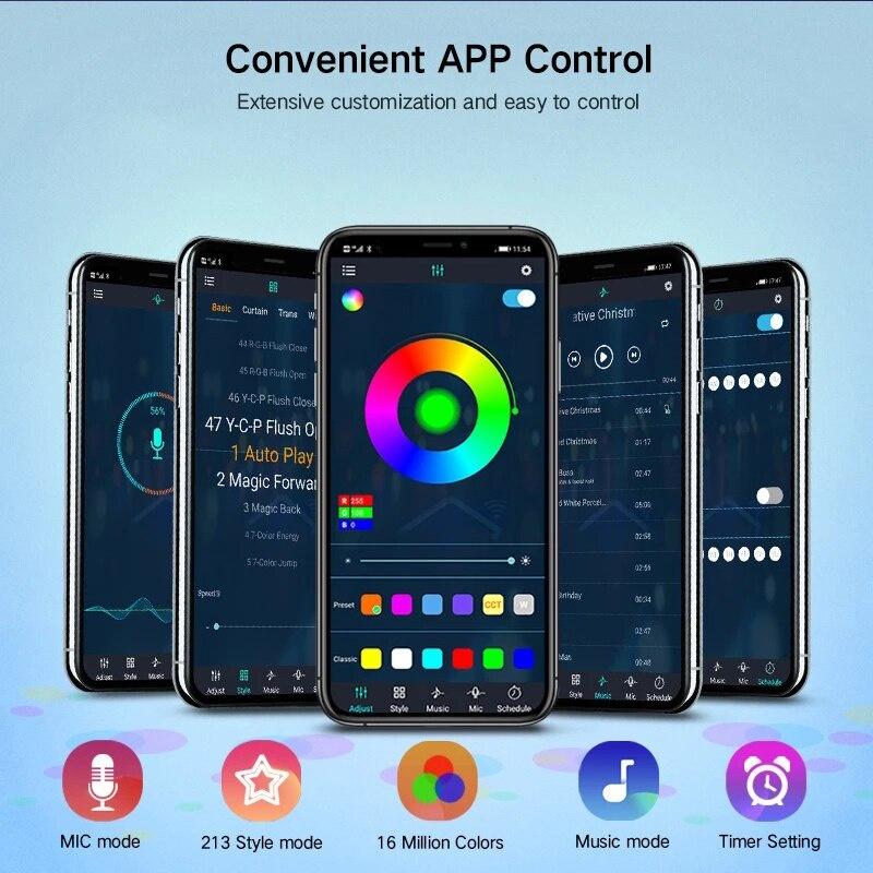 USB LED Strip Light 5050 RGB Light Strip TV Backlight Lights Decor RGB For Bedroom Indoor Decor