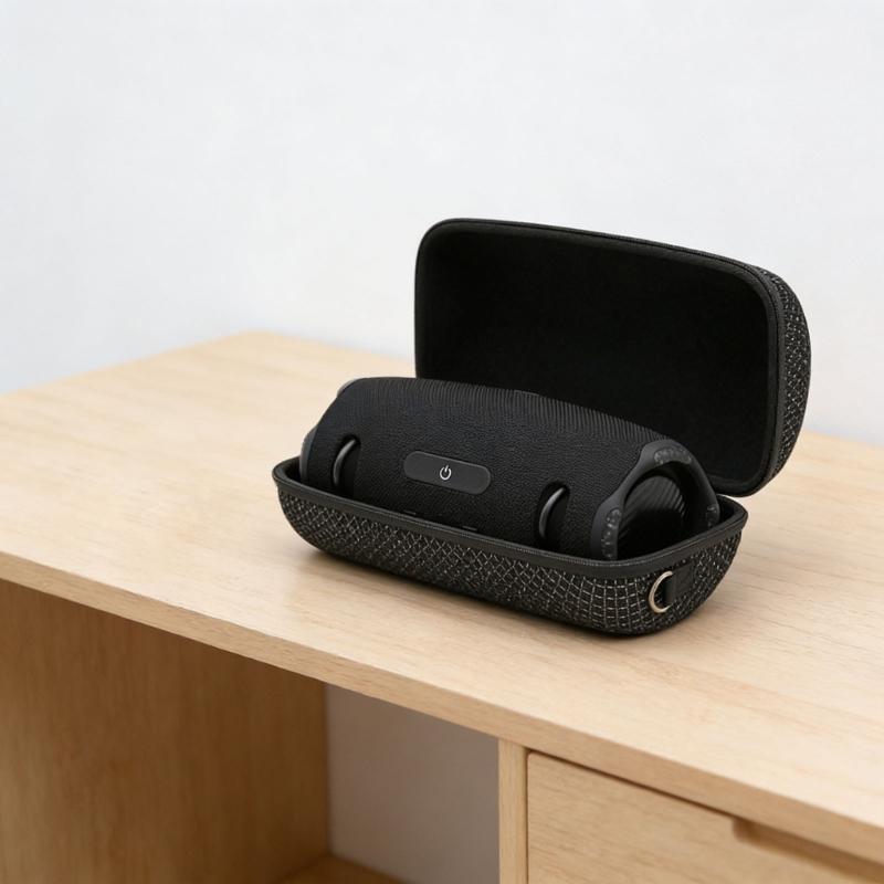 Protective Carrying Case For Wireless Portable Speaker With EVA Material And Sound Permeable Design