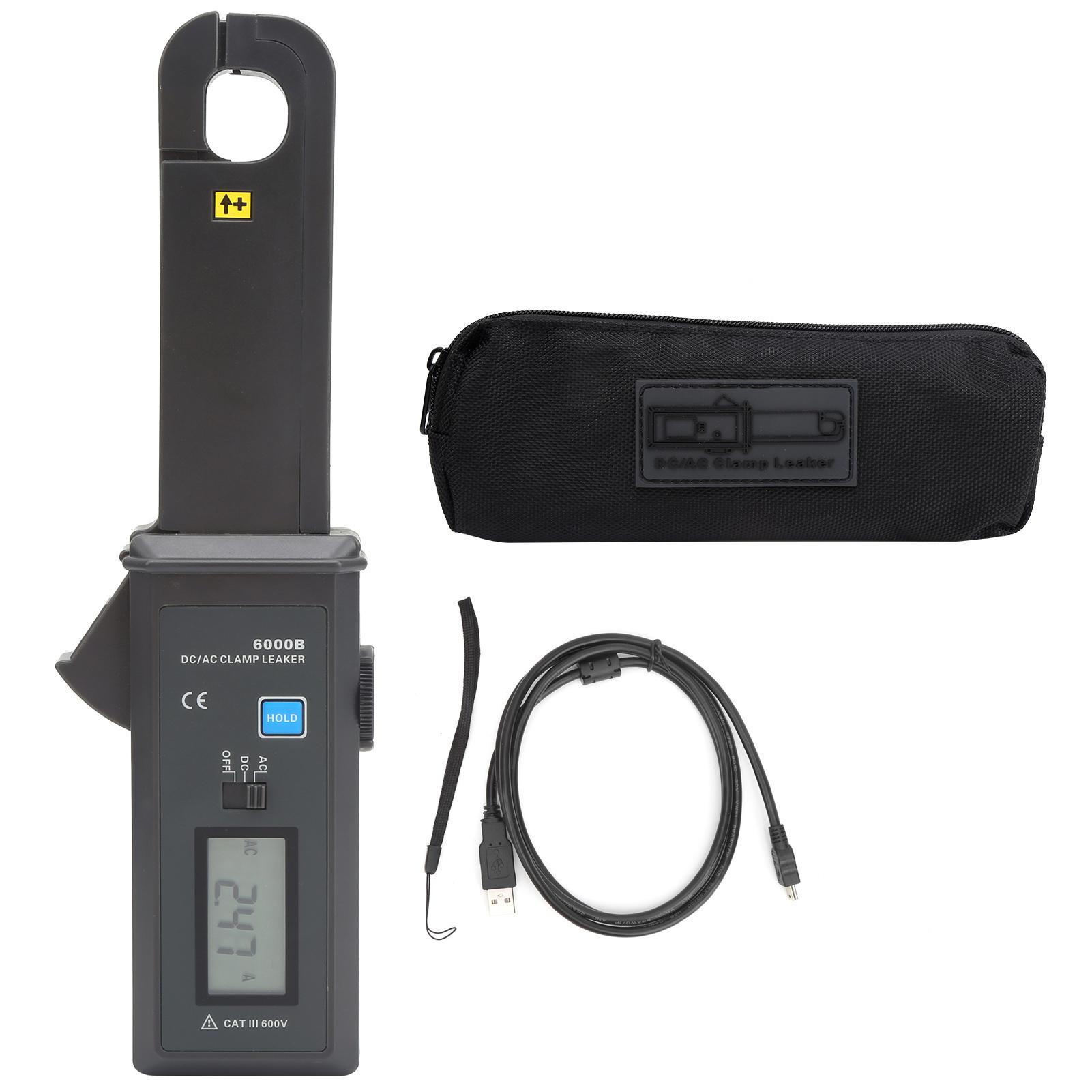 

ETCR6000B AC DC Leakage Current Clamp Meter 0mA60.0A Non Contact Car Clamp Leaker