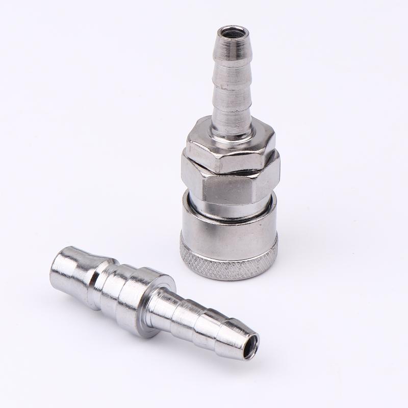 2Pcs Pneumatic Fitting Euro Type Sh20 Ph20 Quick Coupling Connector Coupler For 8Mm Tube Compressor Accessories