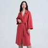 Fengxun Women's 100% Wool Double-Faced Long Coat