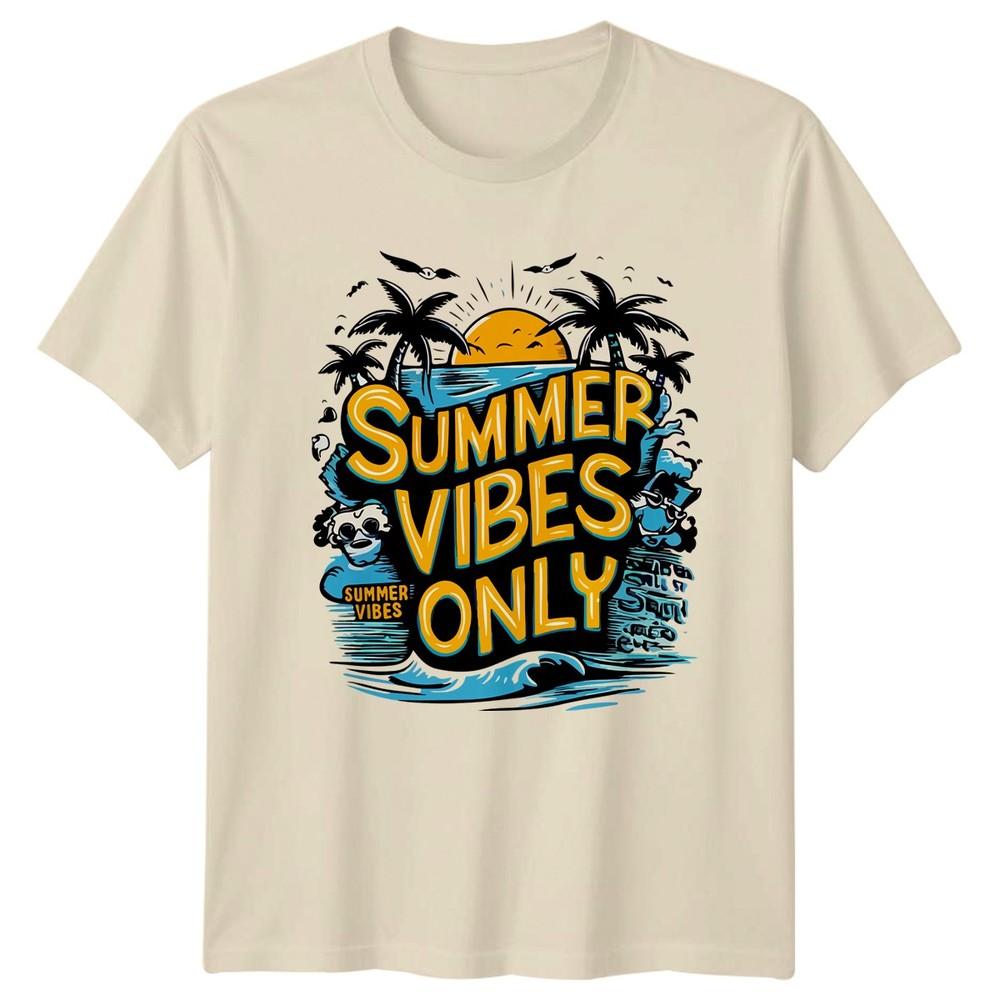 Summer Vibes Only TShirt Beach Travel Gift For Him And Her