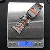 Titanium Orange Metal Band For Samsung Galaxy Watch Ultra 47mm 2025 Stainless Steel Metal Bracelet For GALAXY ultra 7 47MM Strap