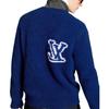 Louis Vuitton 2010s LV-Intarsia Crew-neck Sweater 1A7XOI