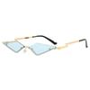 New fashionable borderless sunglasses, European and American personalized triangular metal glasses, popular trendy sunglasses factory