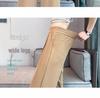Women's 2026 High-End Grey Wide-Leg Pants - Spring/Summer Straight-Leg Design