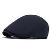 Beret Men's Spring and Summer Simple Striped Forward Hat Vintage Sunscreen Visor Outdoor Cap