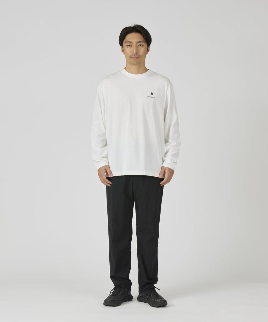 Snow Peak New Standard Utility Pants Long Pants for Men and Size L NSD-PT-25AU001 Women, BLACK,