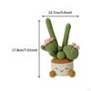 Artificial Crochet Potted Flowers, Hand Knitted Flowers for Office