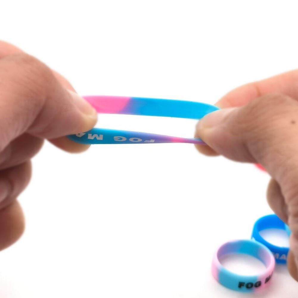 20Pcs Fishing Rod Handle Protective Case Lure Silica Gel Rod Clip O-Shaped Ring