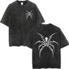 Vintage Washed Cazzu Latinaje Tour  Merch Tshirts Men Women Fashion Aesthetic Tshirt Summer Casual Loose Cotton T Shirts