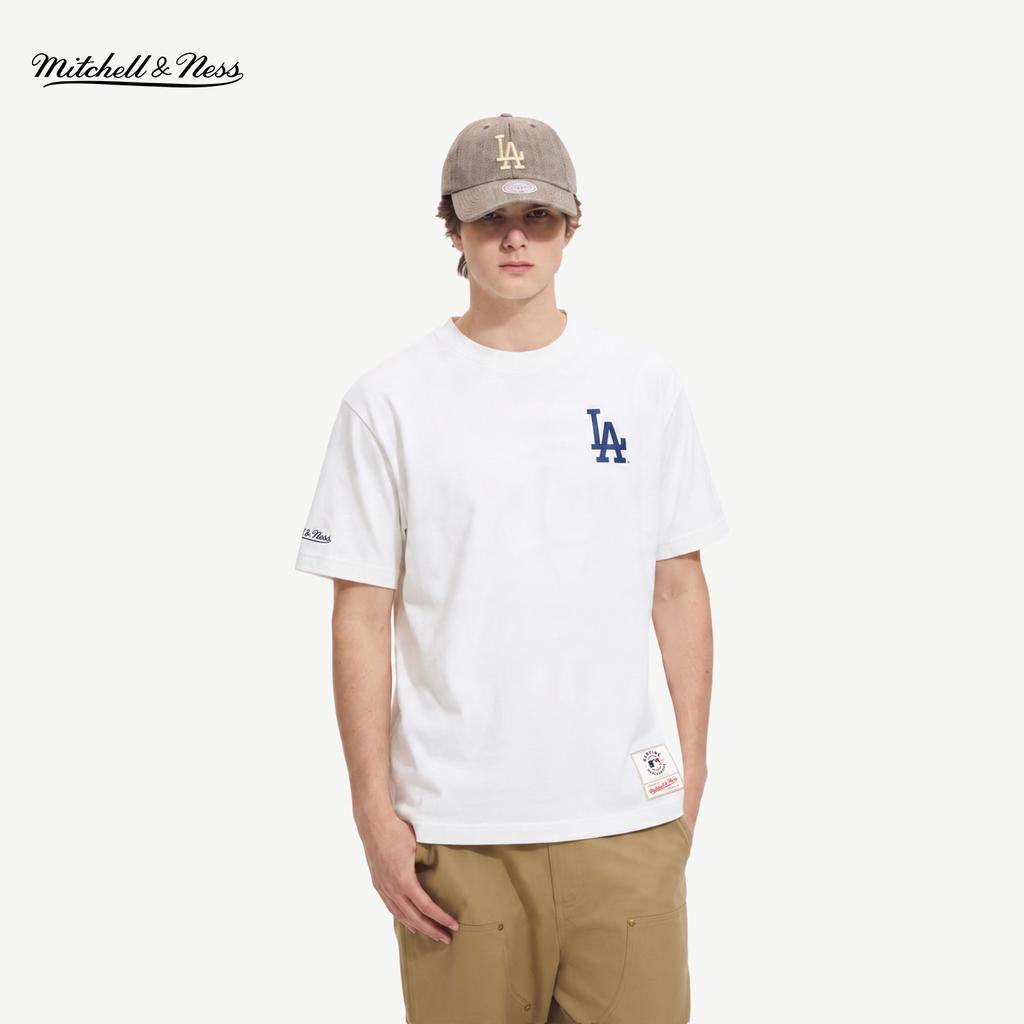 Mitchell Ness X MLB T Shirts Unisex Crew Neck Moderate MLBTE0583