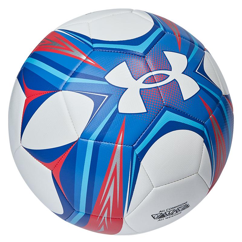 Under Armour Size 5 Ball Soccer Ball Pu Machine Stitched Soccer Ball Unisex Red Blue White 25520201-600 Size 5 Ball