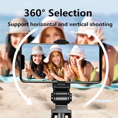 2021 Fashion BT Wireless Selfie Tripod Extendable Selfie Stick Aluminium Alloy 360° Rotation Phone