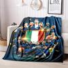 Famous F.C. Internazionale Milano football player Lautaro Martínez  blanket Soft four season home bed office travel outdoor warm  blanket L12