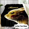 Custom Name Pika Urban Fashion Blanket  Ideal Bedding Blanket Perfect for Travel, Camping, Living Rooms, Offices, Sofas, Fan Christmas gift