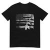 Pistole für Männer Frauen Maschinengewehre USA Flagge 2A Geschenke T-Shirt