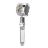Propeller Shower Head Vortex Hydro Jet 360 Degrees  Rotating Handheld with Pause Switch Filter G1/2