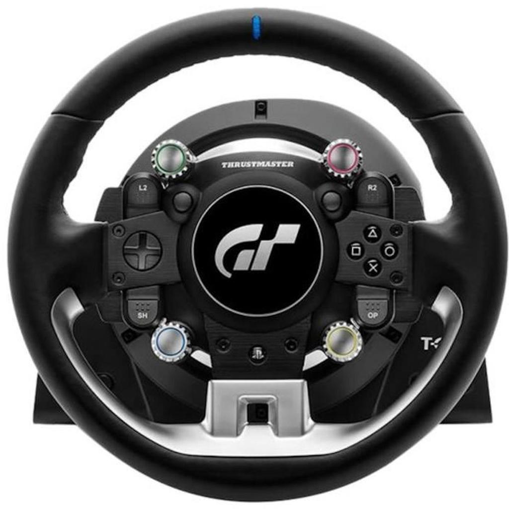 Thrustmaster T-GT II, volant sous licence officielle PlayStation 5 et Gran Turismo, avec un pédalier 3 pédales (compatible PS4, PC)