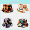 Creative Colorful Printed Fisherman Hat For Women Fashionable And Stylish For Autumn And Winter