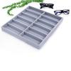 Universal Jewellery Display Holder Eyeglasses Organizer Tray Sunglasses Velvet Liner Case for Household Wardrobe Shop