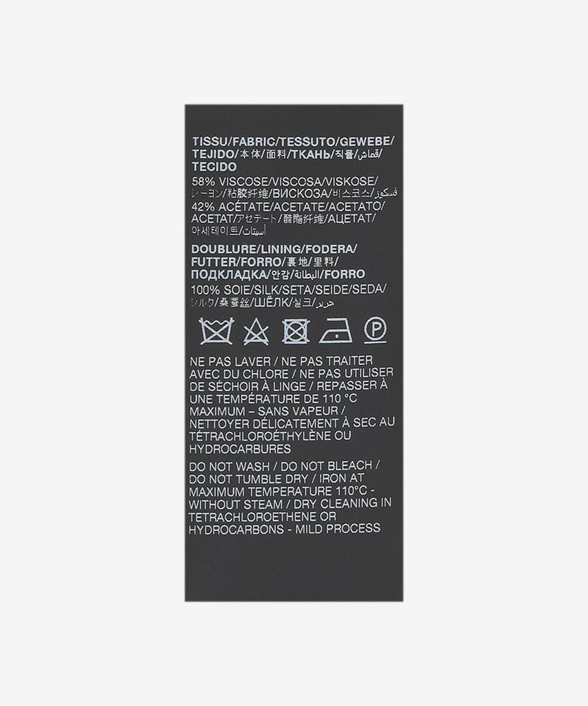 SAINT LAURENT Satin Crepe Shift Dress - Black / 815612Y4K651000