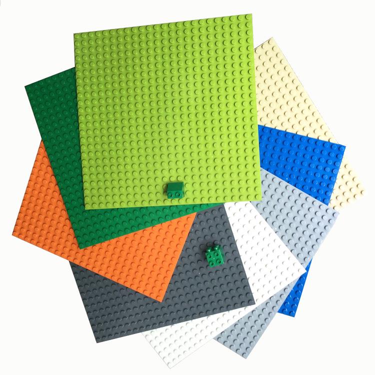24x24 Baseplate with Rounded Corner for Building Blocks – Compatible with Major Brands