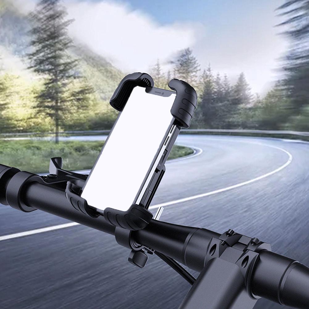 Motorcycle Cell Phone Holder for Navigation with Shockproof Bracket 360 Degree Rotation for Convenient Viewing