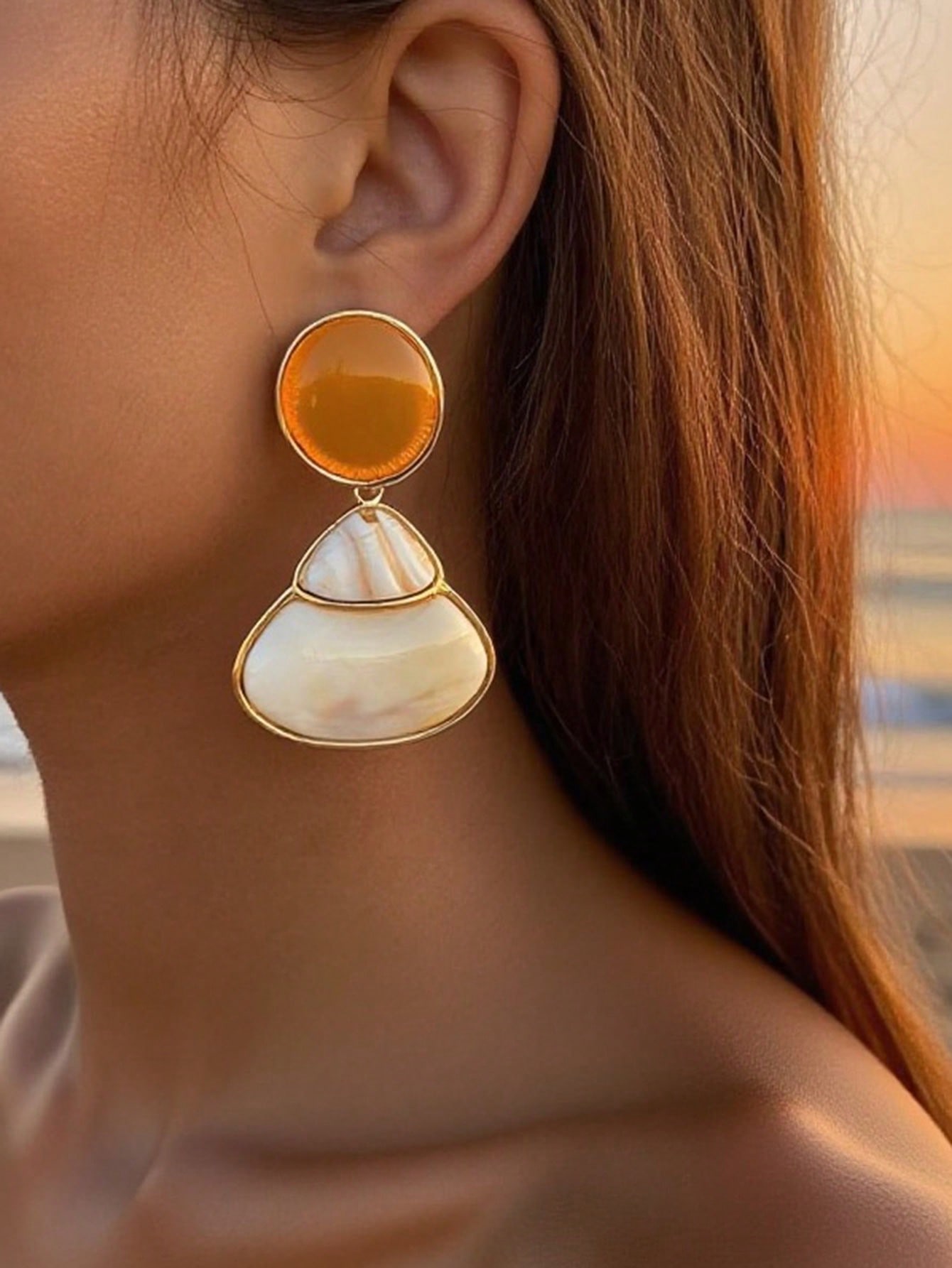 

Модные серьги-подвески для женщин золотой