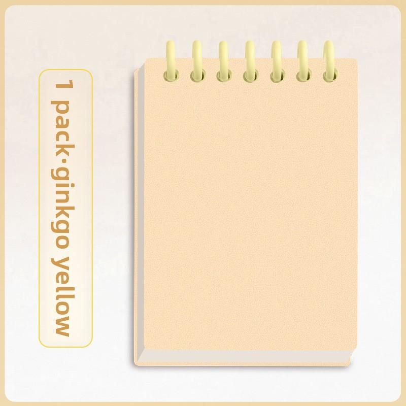 

Карманный блокнот A7 Тактические всепогодные карманные блокноты с разлинованными страницами, блокнот на спирали, мини-блокнот для заметок 1PCS жёлтый