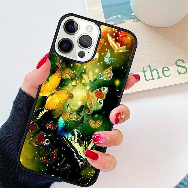 

Beautiful Butterfly Nature Wildlife Soft Phone Case Cover For iPhone 17 Air 15 16 14 13 12 Pro Max 11 Pro Max Plus iPhone 15