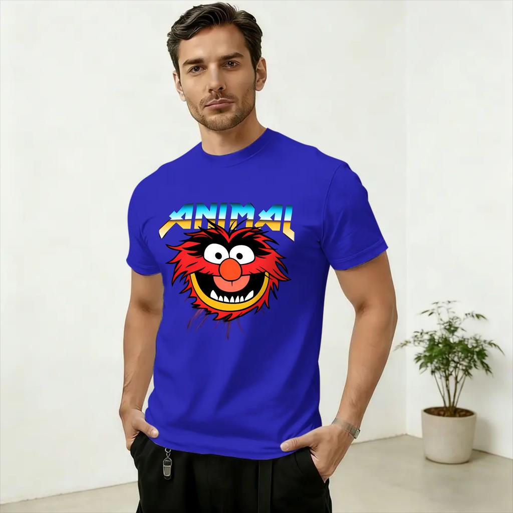 Unisexs TShirts MMuppets Animal Funny 100 Cotton Tee Shirt Short Sleeve T Shirt Crew Neck Clothing Gift Idea