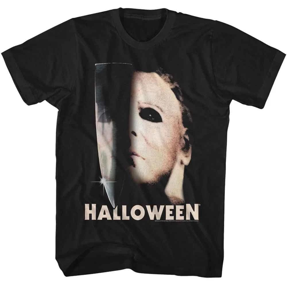Halloween - Half Mask And Knife - Officially Licensed American Classics - Front 100