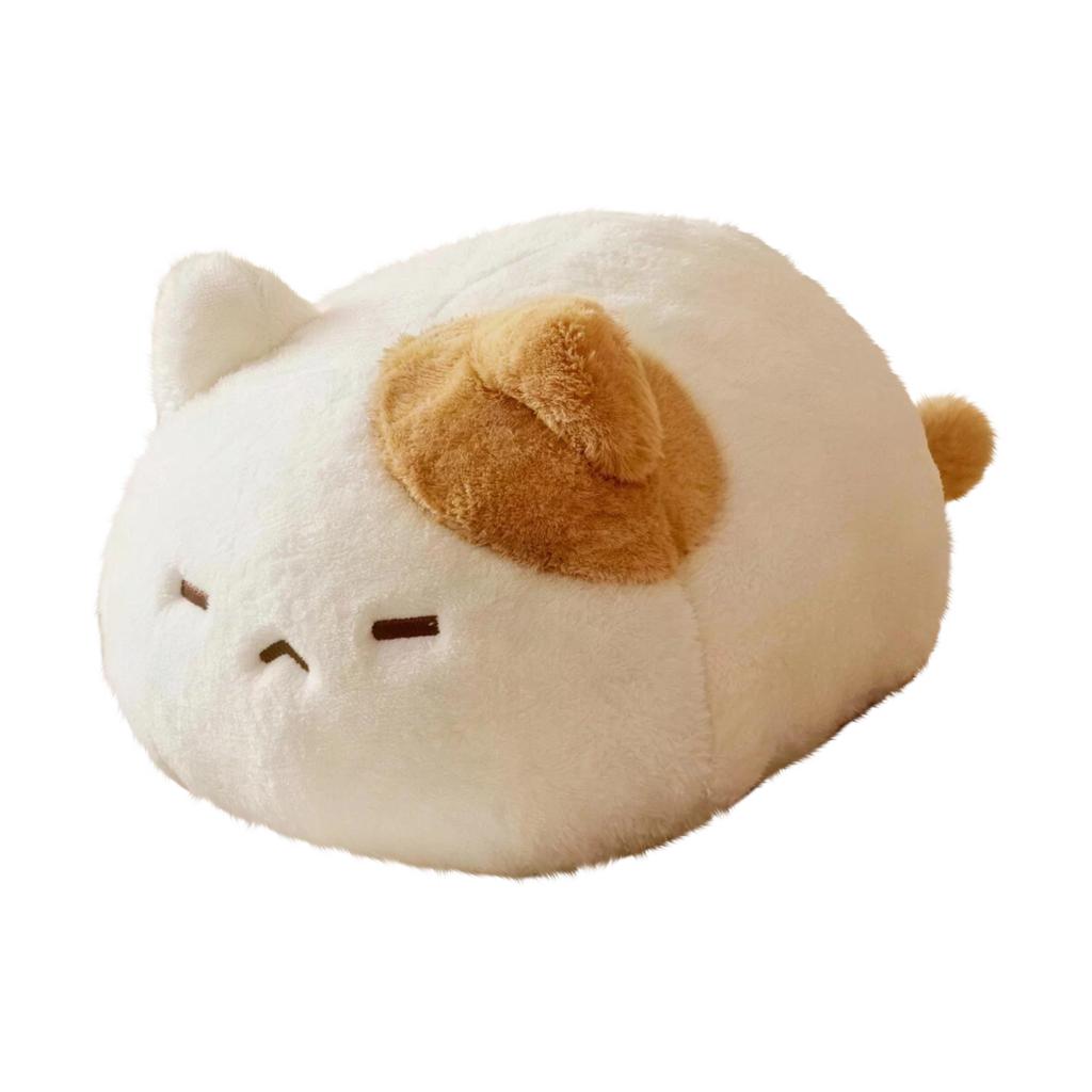 45cm Plush Toy Soft Stuffed Animal Cat Shape Decorative Pillow Toy Suitable for Home Office and Travel Use