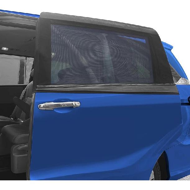 2Pack Car Window Shades Mesh Screen 27"X43", Universal Fit Most Of Cars, Large SUV, Pickup, Sunshade For Car Camping UV Protection Breathable Mesh