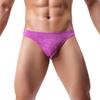 Módní sexy pánské kalhotky s nízkým pasem Elastické prodyšné spodní prádlo z bavlny