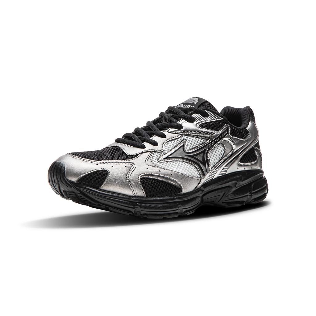 Mizuno Speed 2K Retro Funktionell Lässig Stadtpendeln Bequem Low-Top Laufschuhe Unisex Sneaker Gunmetal-Grau D1GH252908