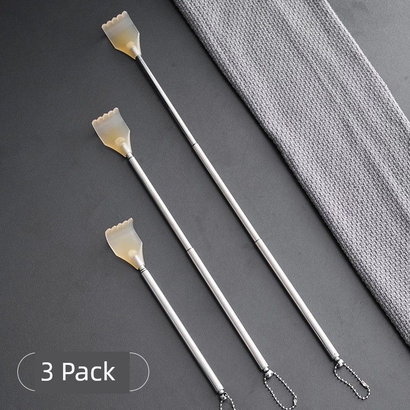 Don t Ask for People Back Scratcher Multi-Function Scratching Back Scratching Handy Gadget Back Scratcher Back Telescopic Old-Headed Rake Classy [Ordinary Style 3 Pack] Extended Telescopic Pole