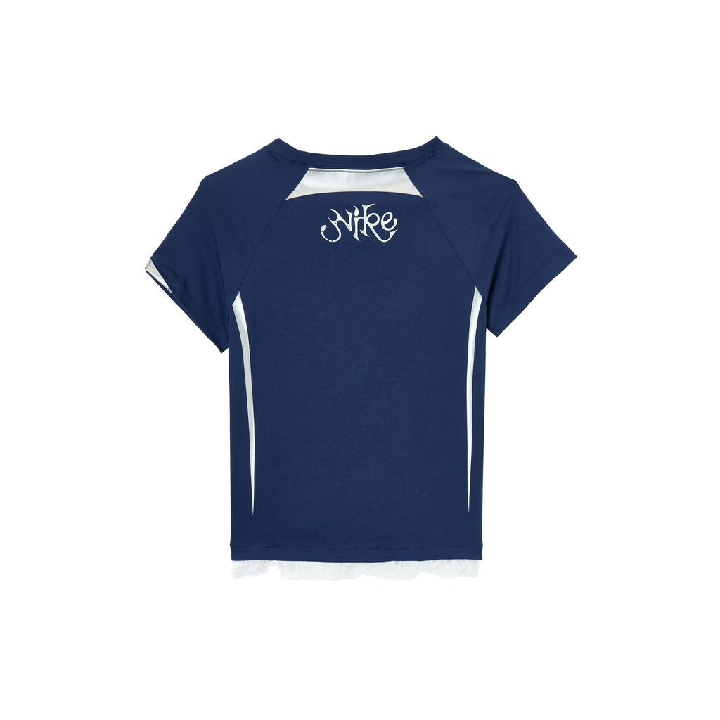 Nike Sportswear Comfortable Short Sleeve Raglan T-Shirt Women Tops II1950410