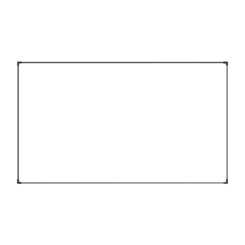 JINGMI Anti-Light Fixed Frame Projection Screen
