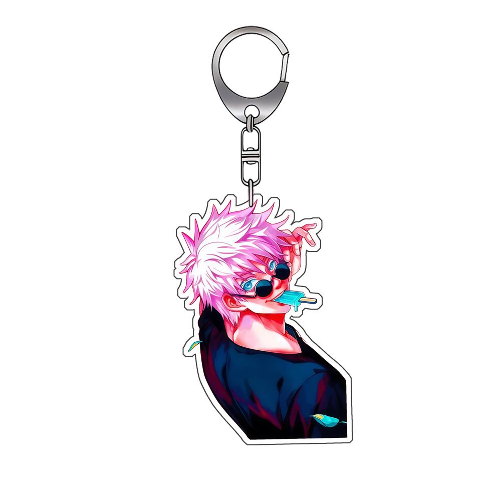 Acrylic Keychain for Jjk Satoru Gojo Ryomen Sukuna Amane Backpack Pendant Anime Decoration Collection Exquisite Gift Toy
