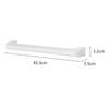Wall-mounted Slipper Rack Non-porous Bathroom Shoe Organizer Durable Waterproof Strong Load-bearing Rack by Ecoco
