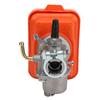 19mm Motorisierter Fahrradvergaser Metalllegierung für 2-Takt-Motor Motorisiertes Fahrrad 48cc 49cc 50cc 60cc 66cc 80cc