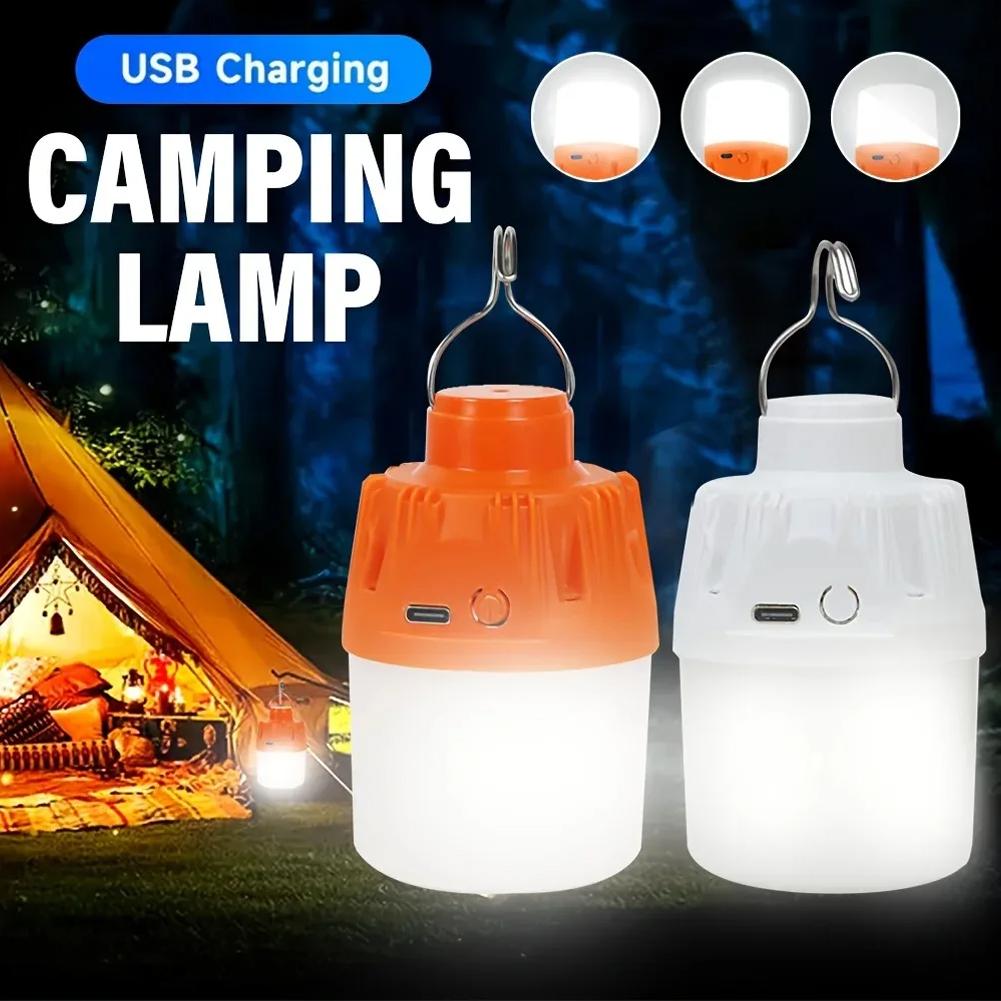 Portable Rechargeable LED Street Light USB Charging Bulb Outdoor Home Power Outage Emergency Light