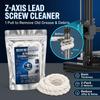 2Pcs 8mm 3D Printer Z-Axis T8 Lead Screw Cleaning Rope Gear Floss Grease Dust Remover for Bambu Lab Creality Ender Anycubic Tool
