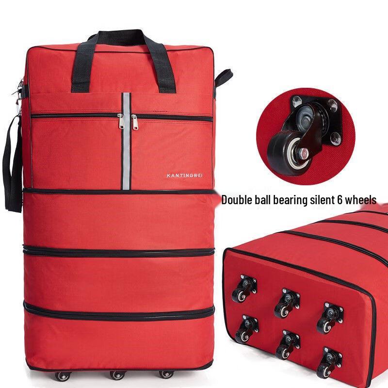 Lishen Foldable Rolling Travel Duffle Bag