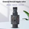 Fast Connects ABS Plastic Water Hose Adapter 6 Point Thread Integrated Flows Control Valves For Outdoor Watering