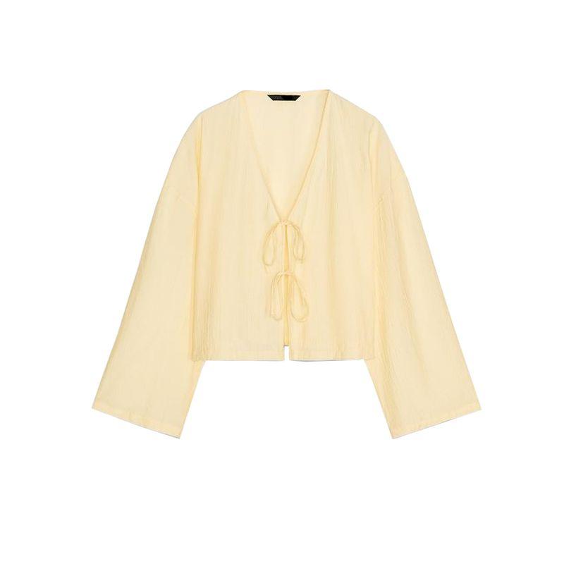 Casual Suit Women's Wrinkle Effect Kimono Coat 5427733 Wrinkle Effect Shorts 1255451