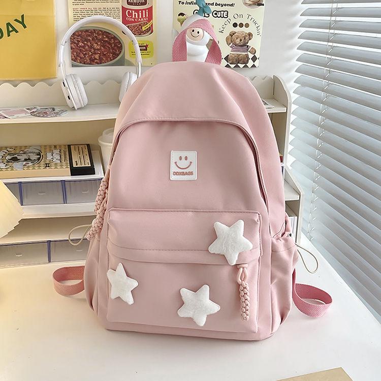Mochila Grande Capacidade Estilo Japonês 2025 para Meninas - Perfeita para Alunos do Ensino Fundamental II e Médio