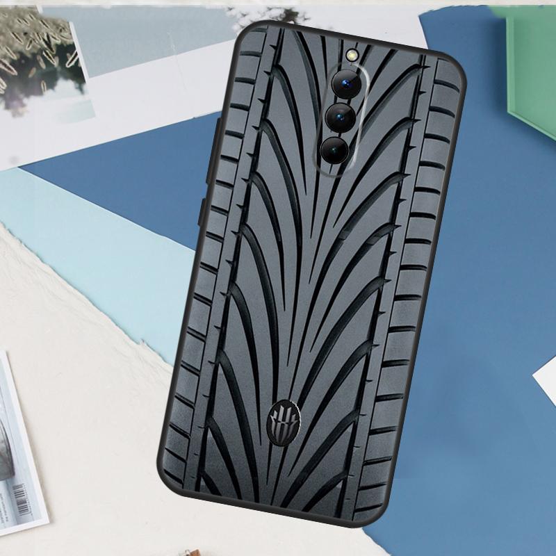 Tire Tread Pattern Case For ZTE Nubia Red Magic 8S 9S 10S 10 9 8 11 Pro Plus 6 7 6S 7S Pro 5G 6R 10 Air Cover